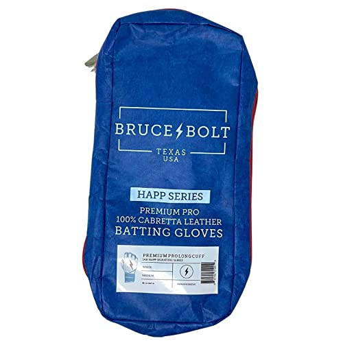 BRUCE BOLT Signature Series Long Cuff Batting Gloves - Ian Happ Edition - Happ White Small - Image 5