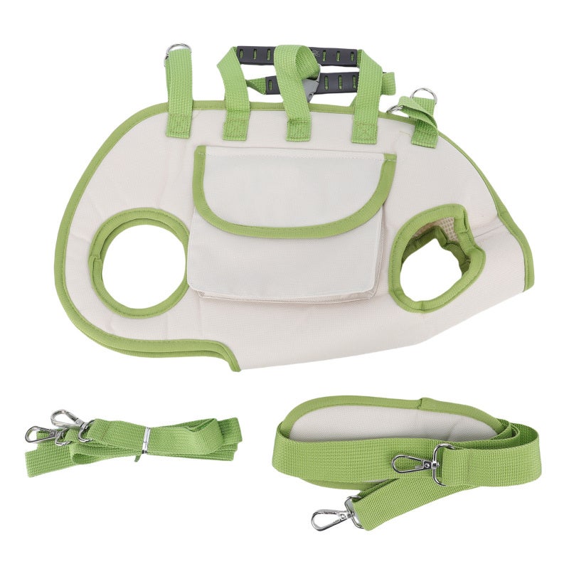 Dog Lift Harness: S Size Breathable Oxford Fabric - Adjustable Strap Pet Carrier for Outdoor Walking Travel Everyday Transport Small Cats Dogs - Image 1