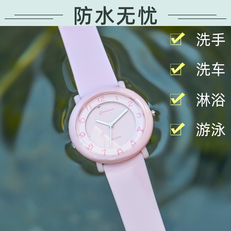 Mingrui Mingrui Watch Trendy Simple Quartz Three-Pin Watch Children'S Waterproof Exam Electronic Watch Student 8853 - Image 5