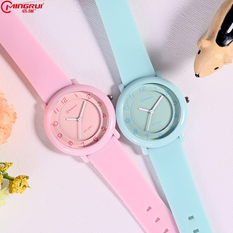 Mingrui Mingrui Watch Trendy Simple Quartz Three-Pin Watch Children'S Waterproof Exam Electronic Watch Student 8853 - Image 2