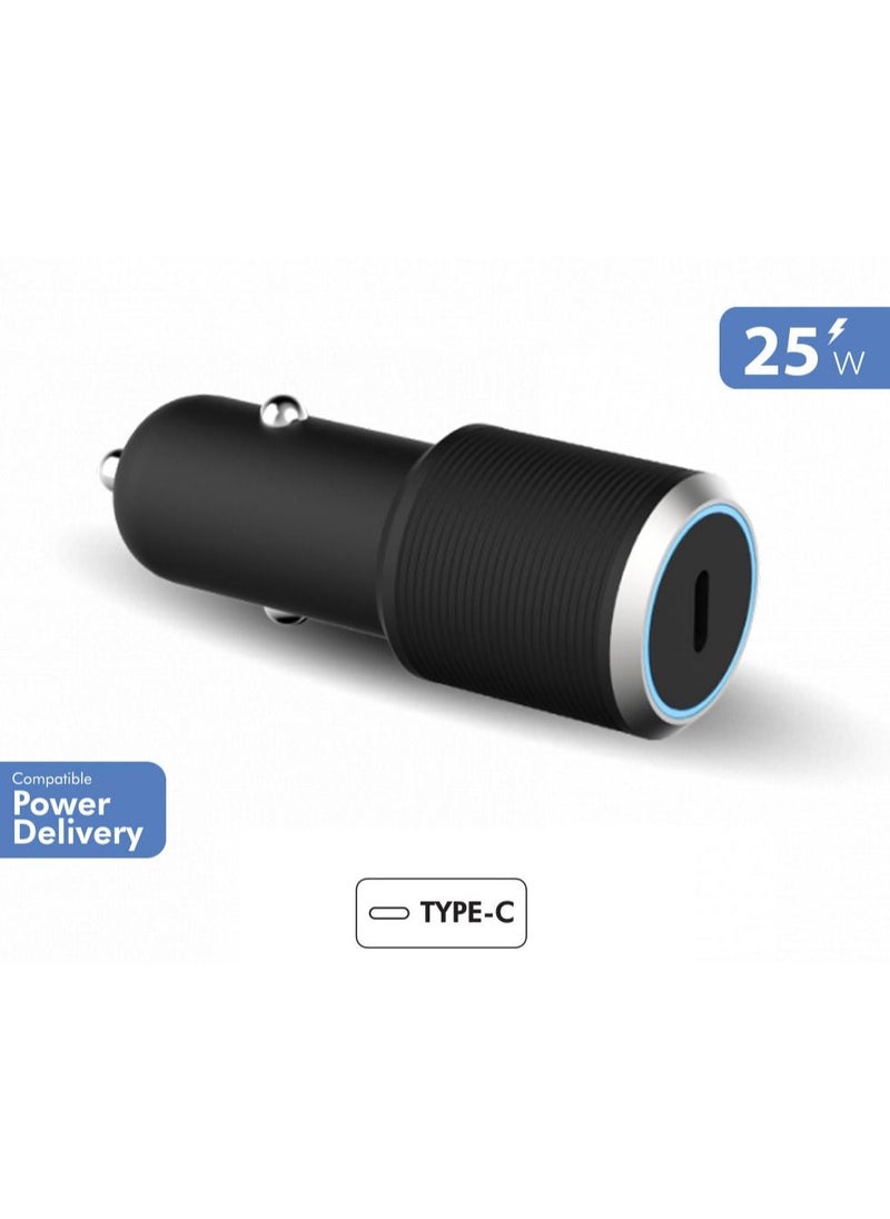 Force Power Lite Car Charger 25W USB C PD  Power Delivery Black - pzsku/ZDE59D64D46FFA76D2273Z/45/_/1670937986/538dd5bd-1e80-4003-92b8-d7ae95cc05ba