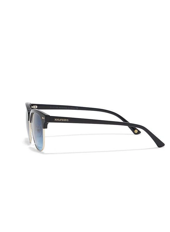 30Sundays 30Sundays LUMI,Men Sunglasses, Square Sunglasses, UV Protection: UV400 (Black,Blue)