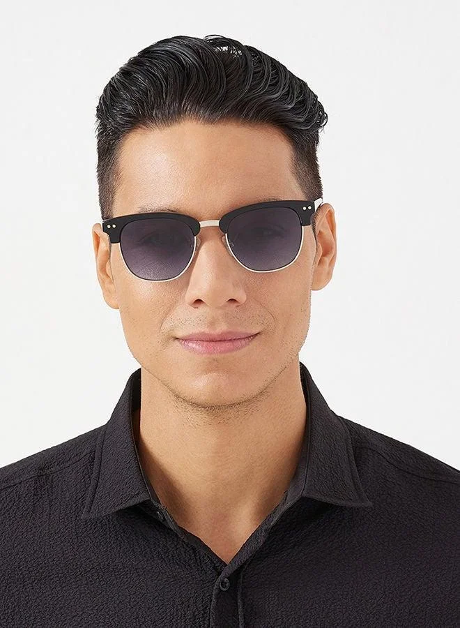 30Sundays 30Sundays LUMI,Men Sunglasses, Square Sunglasses, UV Protection: UV400 (Black,Blue)
