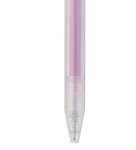 Muji Pen Retractable Gel Ink Bollpoint Pens 0.5mm, 8-colors Pack (Japanese color) - Image 3