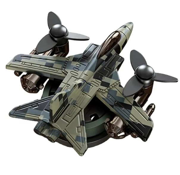 YOURKARTS.COM Cute Fighter Plane Car Air Freshener AC Vent Clip Perfume | Pilot-Themed Miniature Jet Model Diffuser for Fragrance | Car Interior Decor Accessories | Unique Car Perfume for Fresh Smell - Image 1