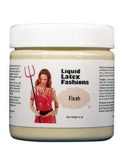 Liquid Latex Fashions طلاء الجسم السائل من اللاتكس Flesh سعة 8 أونصة خالٍ من الأمونيا ولا رائحة وسهل الاستخدام والإزالة، مكياج تنكرية يخلق فنون زومبي وحشية احترافية  - Image 1