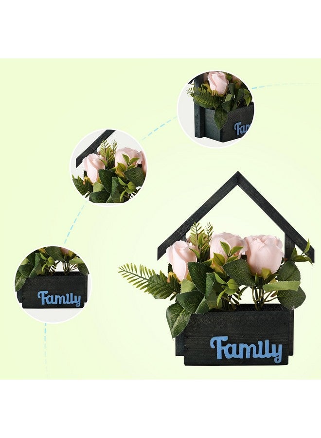 هارتس نبات اصطناعي | نباتات لديكور المكاتب | وعاء زهور صناعية للديكور | زهور صناعية للديكور | نباتات ذات مظهر طبيعي | 7 وردة برأس | متعدد الألوان - Image 5