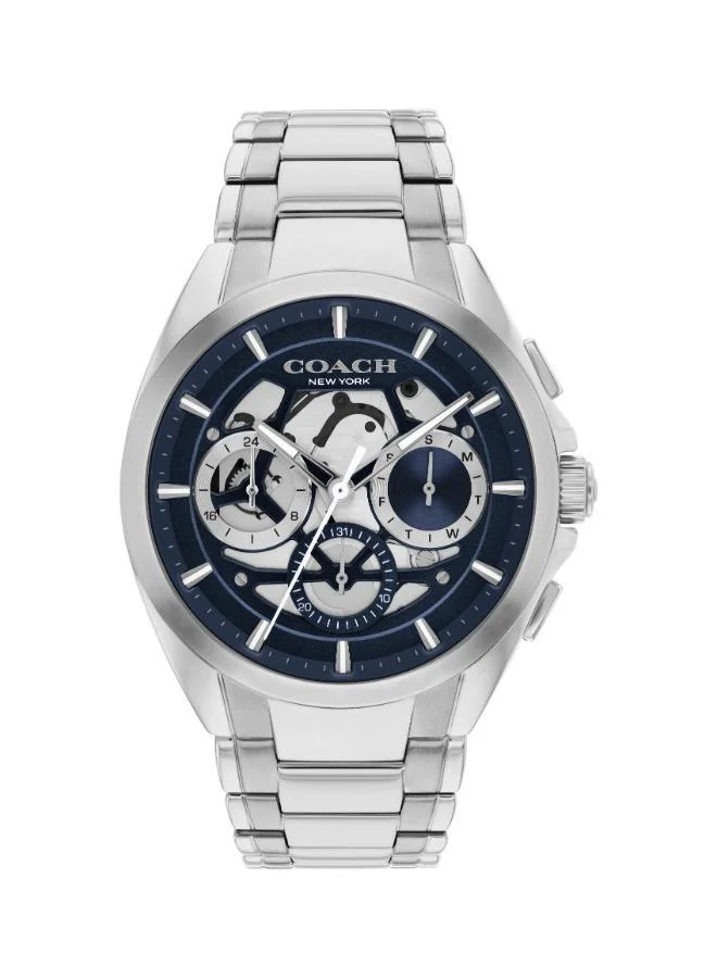 Stainless Steel Quartz Multifunction Watch