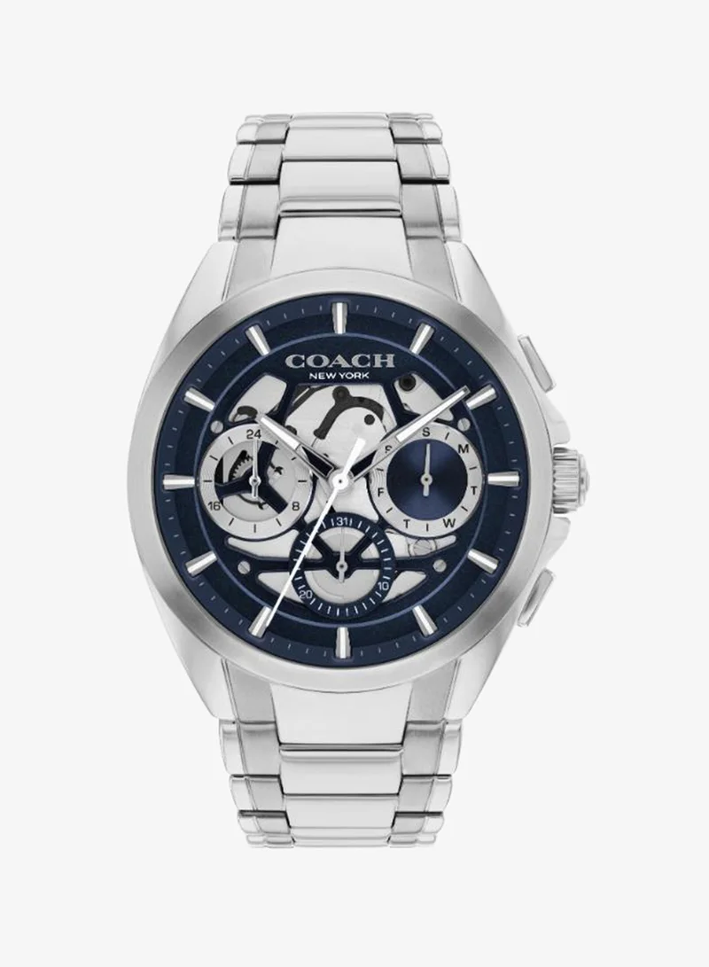 Coach Stainless Steel Quartz Multifunction Watch
