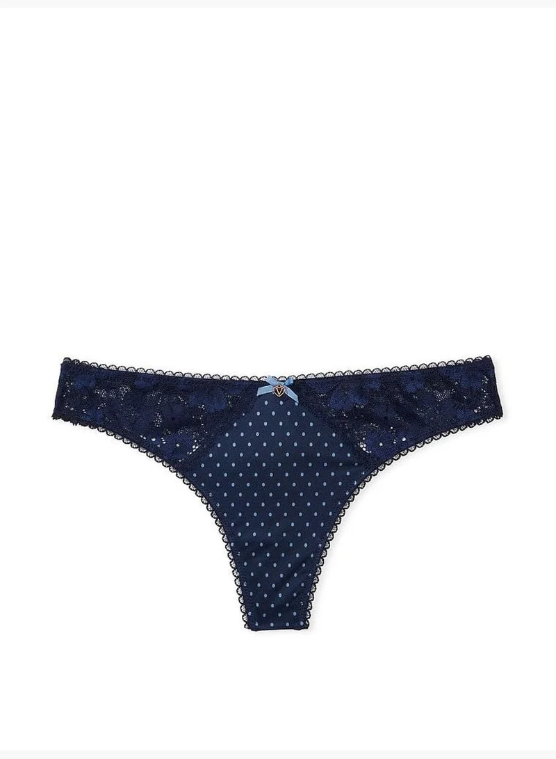 Victoria's Secret Smooth & Lace Thong Panty