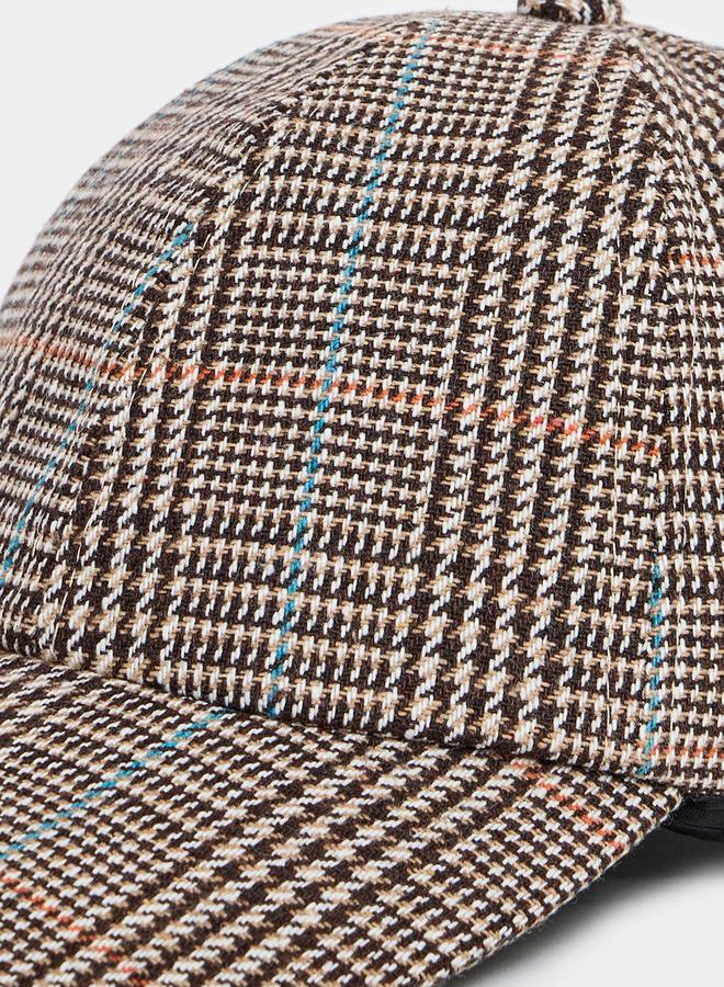 Styli Checked Pattern Cap  - Image 4