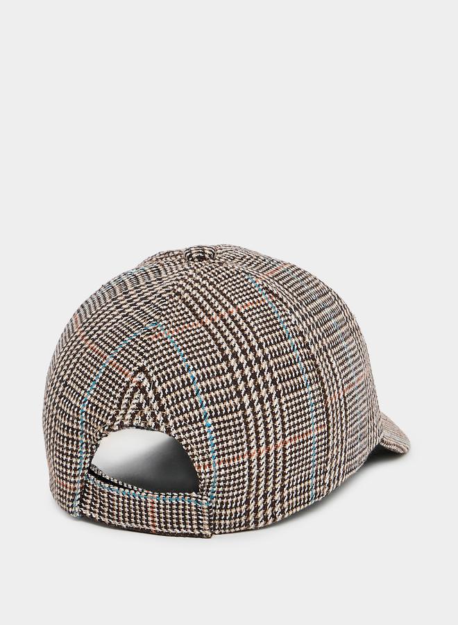 Styli Checked Pattern Cap  - Image 3