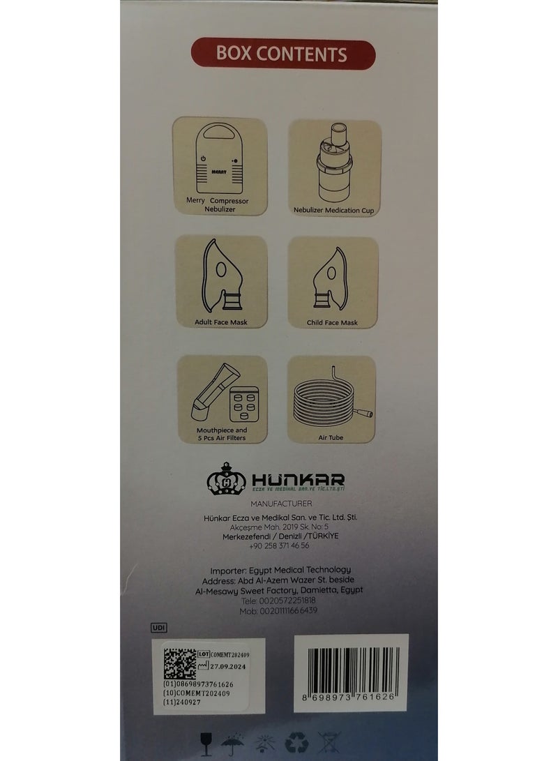 Merry Compact Compressor Nebulizer - Image 2