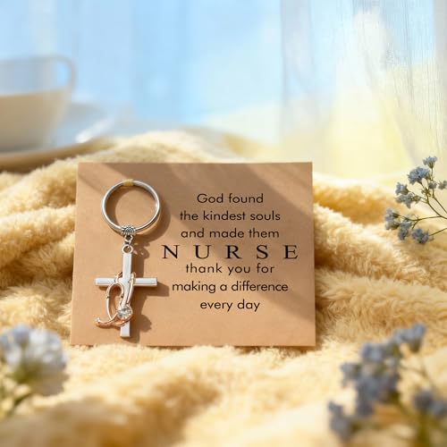 PRCOLUX Nurse Gifts for Women Nurse Keychain as Nursing Practitioner Gifts for Women Christmas Graduation Nurses Week Gift - Image 3