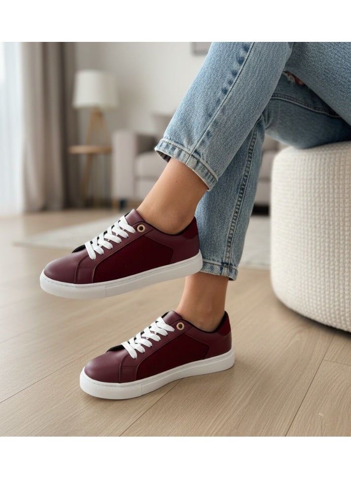 فيبراندا كوتشي أنيق مصنوع من جلد عالي الجودة مع لمسة شمواه - Image 1