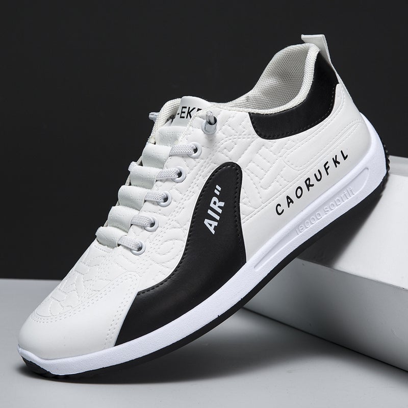 Mens Fashion Sneakers Comfort Breathable Running Shoes white rice 