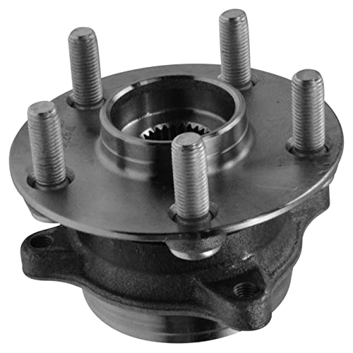 TRQ Front Wheel Bearing & Hub Assembly with ABS Sensor Compatible with 2011-2017 Lexus CT200h 2010-2015 Toyota Prius 2012-2015 Prius Plug-in - Image 1