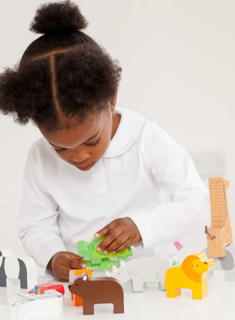 JoJo Maman Bebe Stacking Jungle Animals