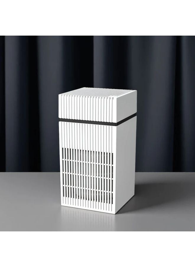 White Portable USB Air Purifier For Home And Office Compact Smoke And Odor Eliminator - Image 1