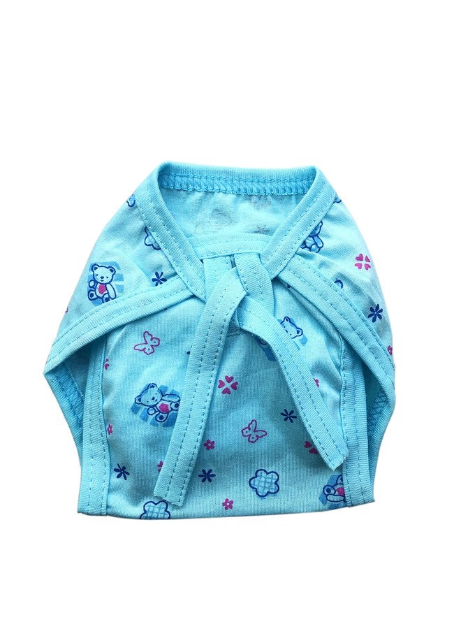BIGBOUGHT Baby Zhabla (4 Pcs) and Nappy (Langot) (8 Pcs), Hosiery Soft Quality Branded Cloth Material, 0-6 Months (Multicolor) (Assorted) - Image 4