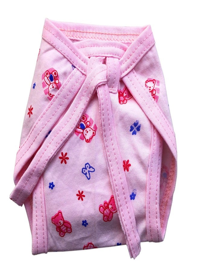 BIGBOUGHT Baby Zhabla (4 Pcs) and Nappy (Langot) (8 Pcs), Hosiery Soft Quality Branded Cloth Material, 0-6 Months (Multicolor) (Assorted) - Image 3
