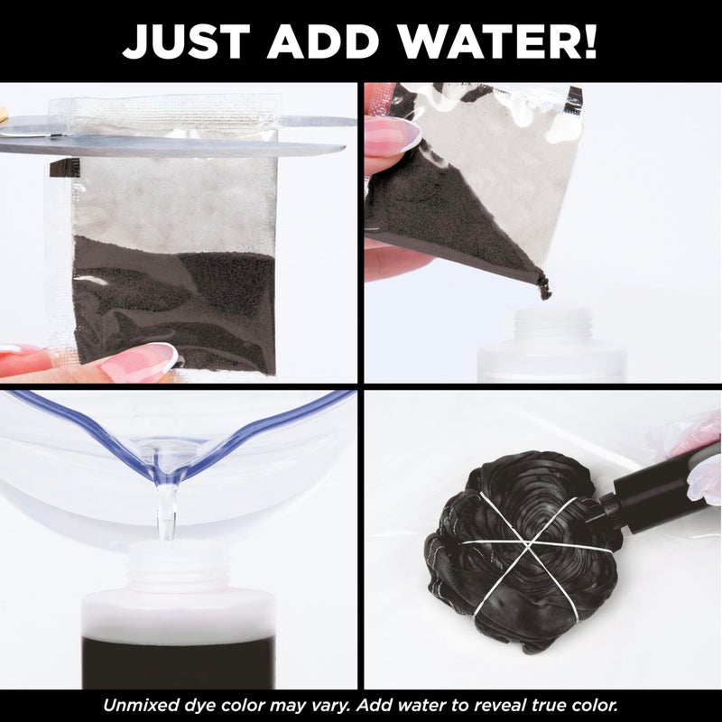 Tulip Vibrant Paint One-Step Tie Kit Dye Refill Packs, Black - Image 5