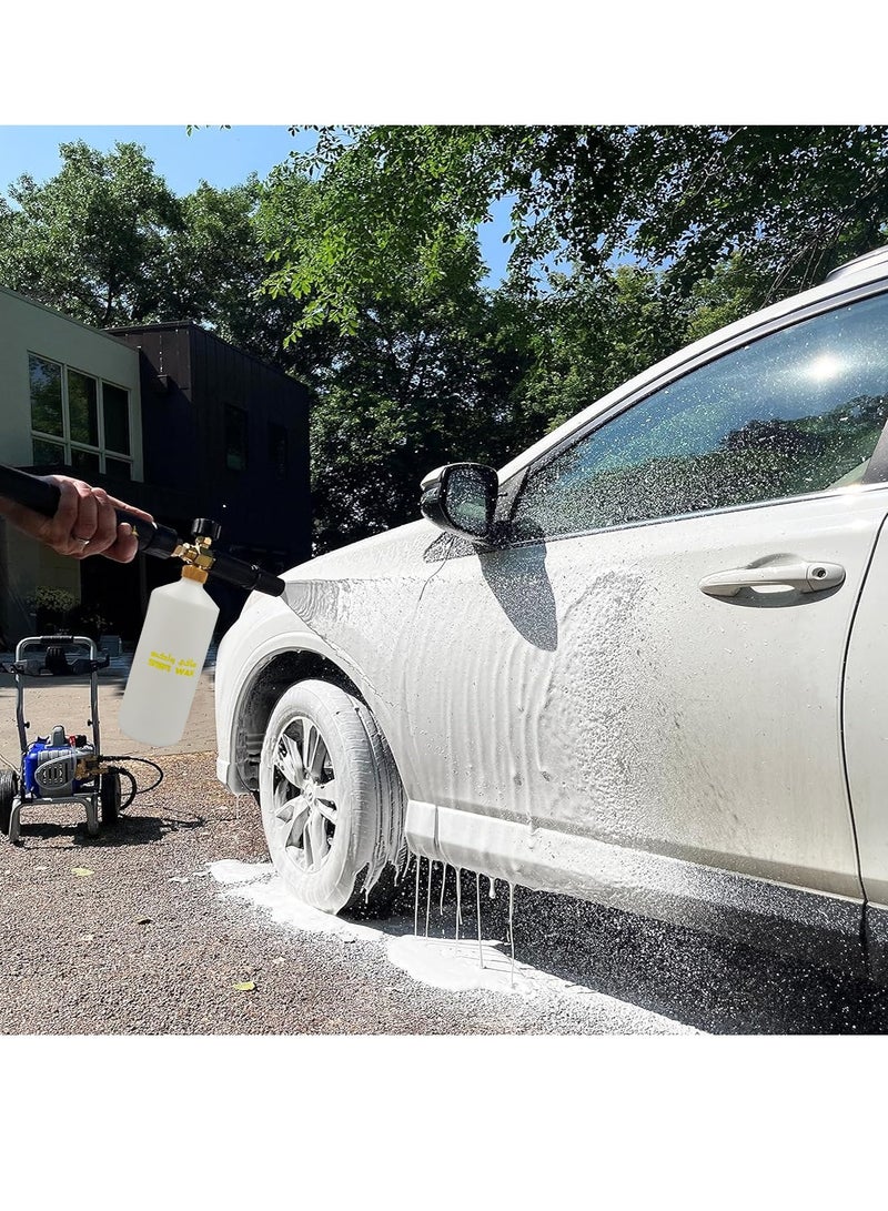 سافي واكس بخاخ رغوة Safi Wax SFW-25674 سعة 1000 مل، فوهة قابلة للتعديل، أداة توزيع رغوة عالية الضغط لتنظيف السيارات للعناية بغسيل السيارات - Image 3