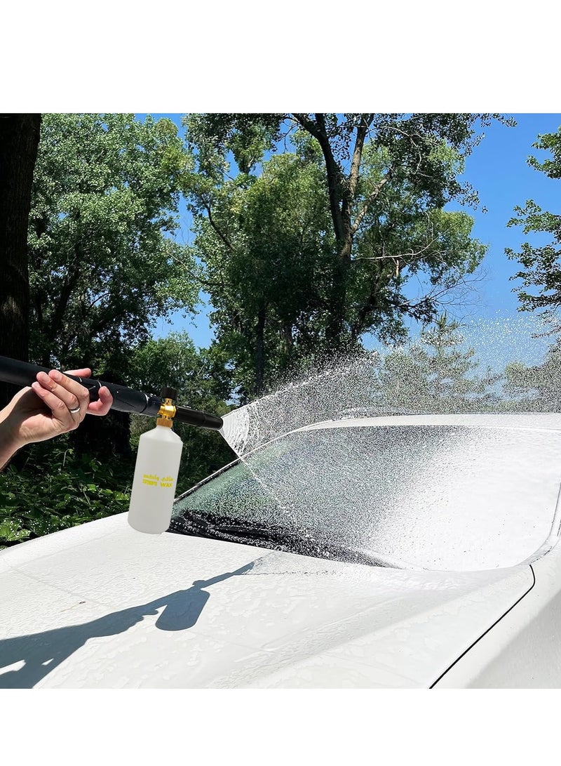 سافي واكس بخاخ رغوة Safi Wax SFW-25674 سعة 1000 مل، فوهة قابلة للتعديل، أداة توزيع رغوة عالية الضغط لتنظيف السيارات للعناية بغسيل السيارات - Image 4
