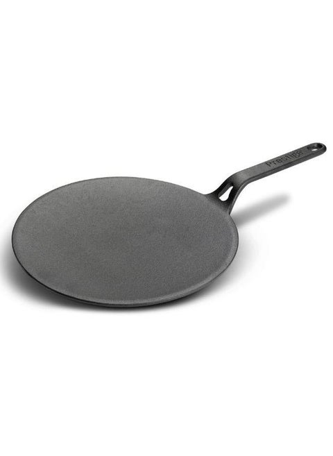 Prestige Cast Iron Curved Tawa 26 cm | Induction Cast Iron Tawa Pan for Roti/Chapati/Dosa  with Stick Handle | Pre-Seasoned Cast Iron Cookware PR48884