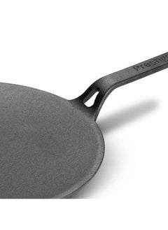 Prestige Prestige Cast Iron Curved Tawa 26 cm | Induction Cast Iron Tawa Pan for Roti/Chapati/Dosa  with Stick Handle | Pre-Seasoned Cast Iron Cookware PR48884  - Image 2