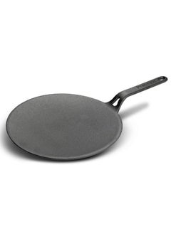 Prestige Prestige Cast Iron Curved Tawa 26 cm | Induction Cast Iron Tawa Pan for Roti/Chapati/Dosa  with Stick Handle | Pre-Seasoned Cast Iron Cookware PR48884  - Image 1