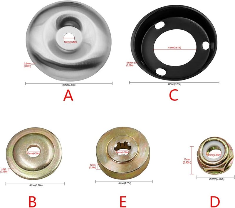 طقم تثبيت صامولة محول رأس جهاز قطع العشب العاملة لآلة قطع الفرشاة وجزازة العشب - Image 4