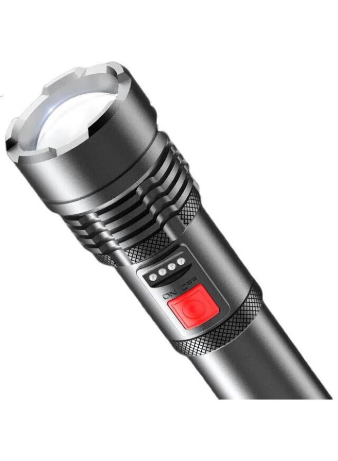 Duration power Dp Jiu Liang (Duration Power) High-Intensity Flashlight, Zoomable Long-Range Ultra-Bright Outdoor Patrol Cycling Searchlight, Rechargeable Home Emergency Light For Power Outages - Image 2