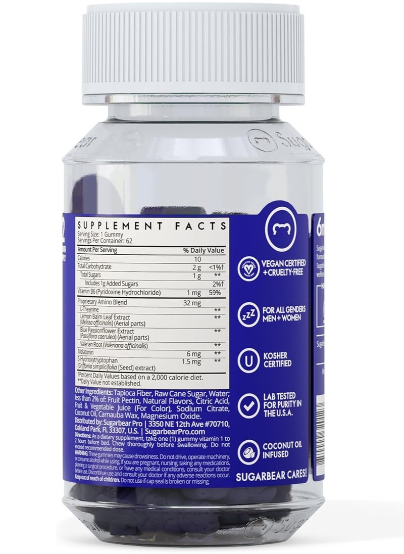 SugarbearPRO Sleep 5-HTP Amino, 62 Gummies  - Image 2