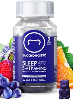 SugarbearPRO Sleep 5-HTP Amino, 62 Gummies  - Image 1