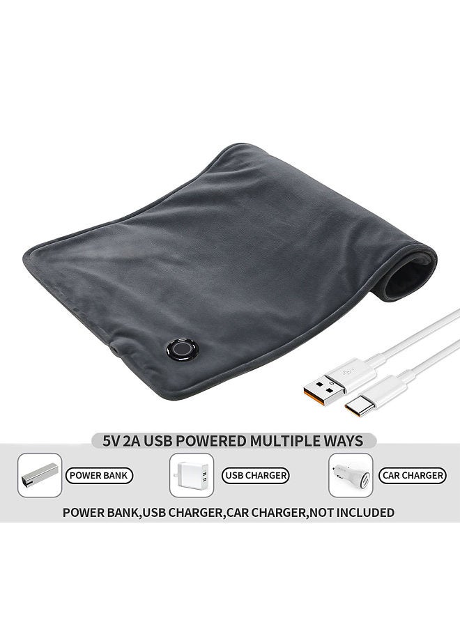 Electric Heating pad for Back/Shoulder/Neck/Knee/Leg Pain Cramps and Arthritis Relief 3 Fast Heating Settings Auto-Off Machine Washable Infrared Thermal Therapy Heated Pad  - Image 3