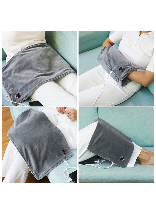 Electric Heating pad for Back/Shoulder/Neck/Knee/Leg Pain Cramps and Arthritis Relief 3 Fast Heating Settings Auto-Off Machine Washable Infrared Thermal Therapy Heated Pad  - Image 2