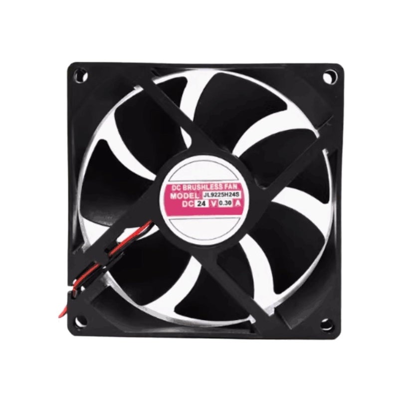 JL9225H24S 92x92x25mm DC 24V Cooling Fan 0 30A 2 Pins For Equipment Machine Inverter Cooler - Image 2