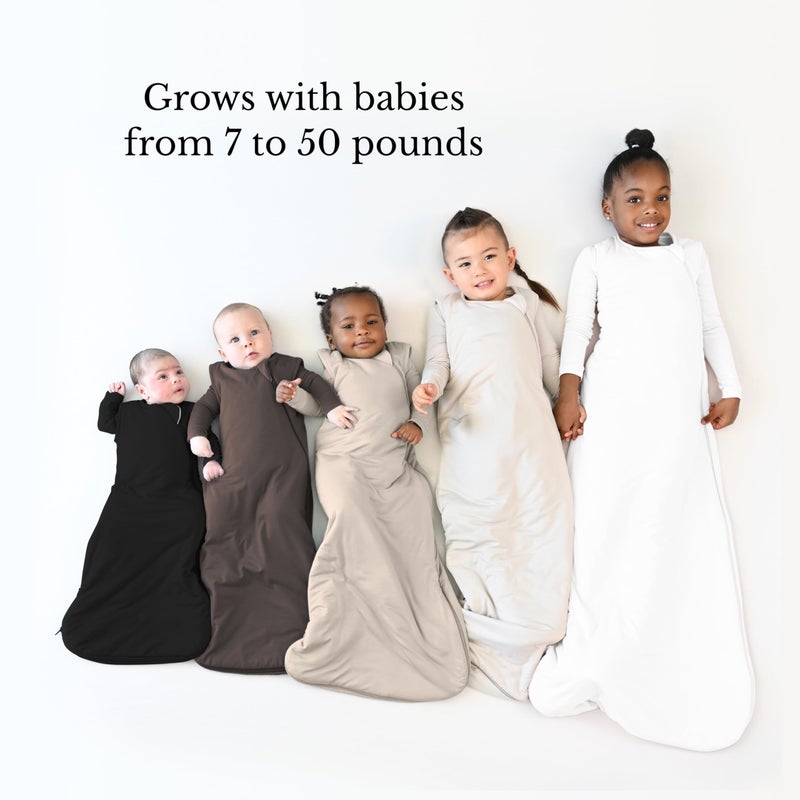 KYTE BABY Unisex Rayon Made From Bamboo Sleep Bag for Babies and Toddlers, 1.0 Tog (Large, Blush) - Image 5