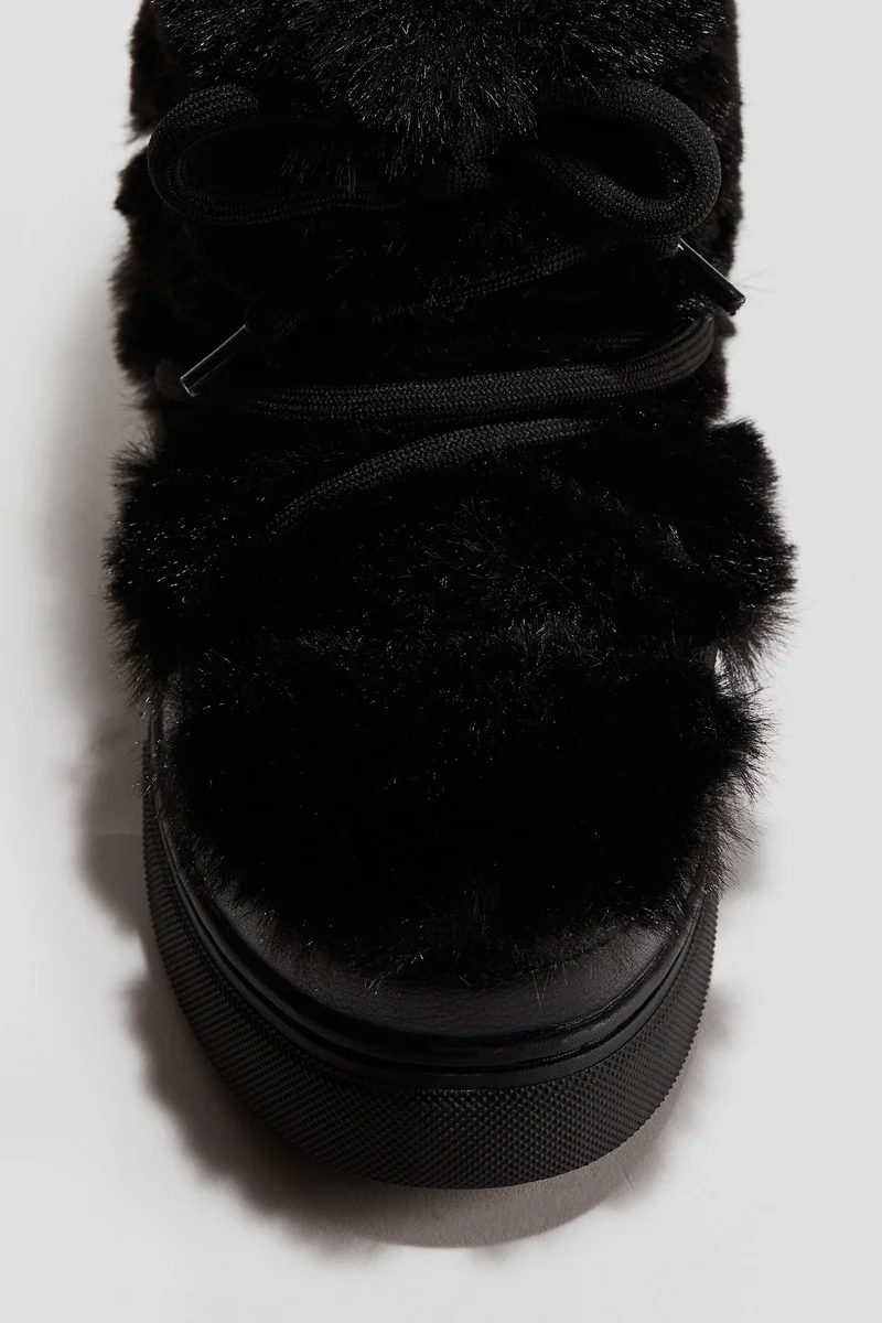 H&M Warm-lined fluffy snow boots