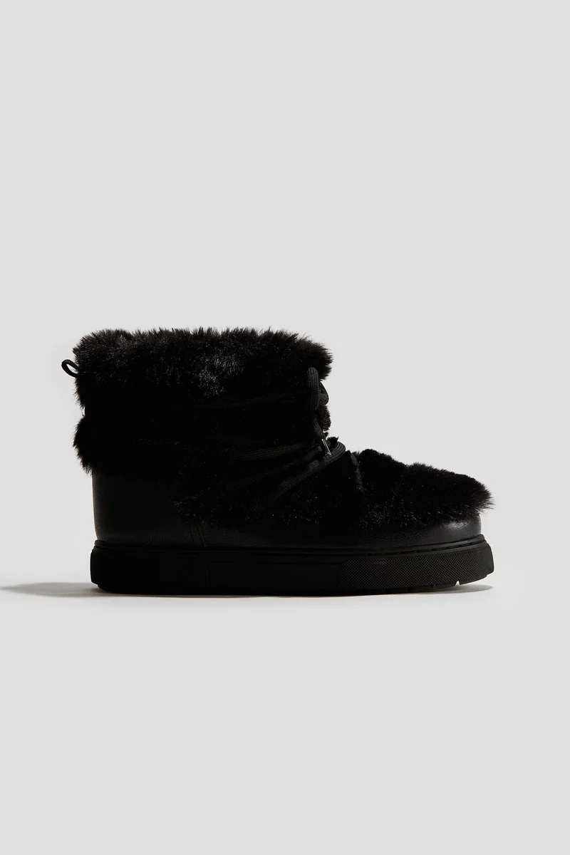 H&M Warm-lined fluffy snow boots