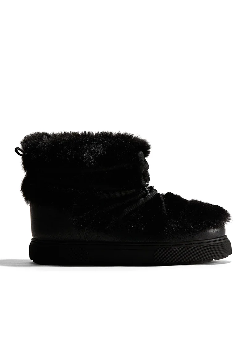 اتش اند ام بووت شتوي ناعم مبطن