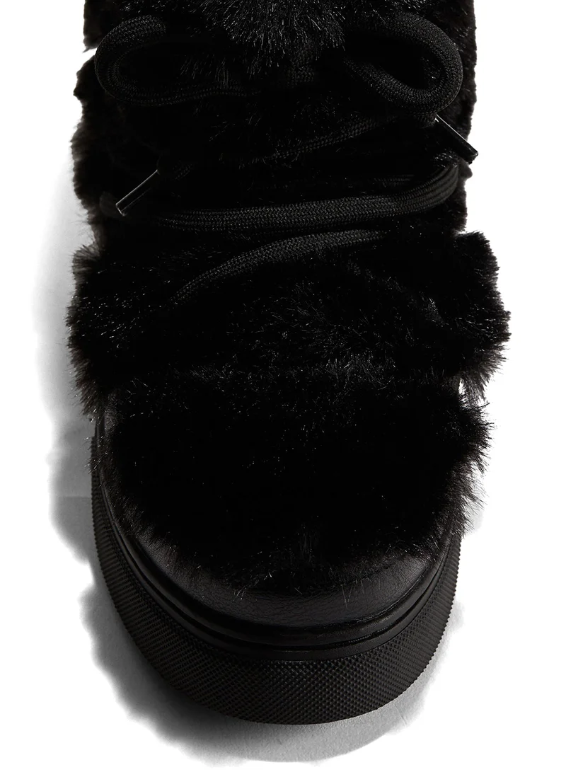 اتش اند ام بووت شتوي ناعم مبطن