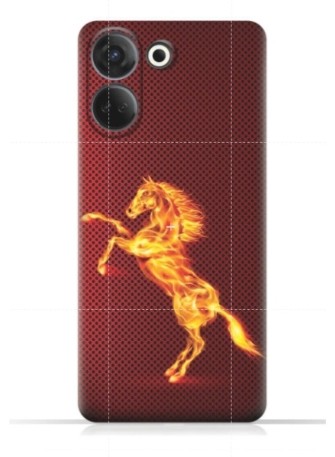 إيه إم سي ديزاين غطاء حماية بطبعة هاتف تكنو كامون 20 برو 4G