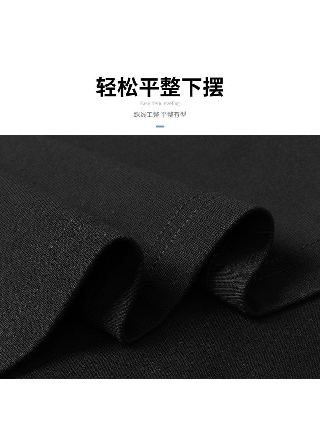 Tucano men's Summer Pure Cotton T-shirt Comfortable Solid Color Tee - Image 3