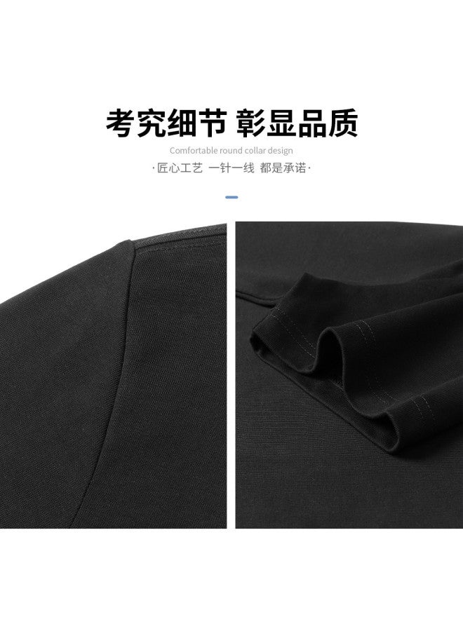 Tucano men's Summer Pure Cotton T-shirt Comfortable Solid Color Tee - Image 4