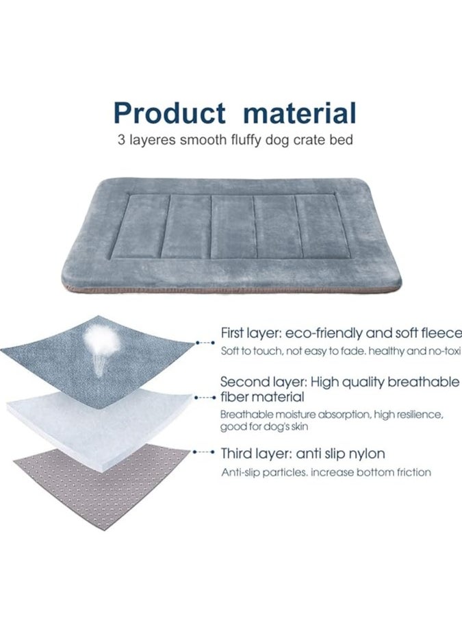 Moro Moro Luxury Velvet & Leather Dog Mattress – Soft, Durable & Non-Slip Pet Bed  - Image 2