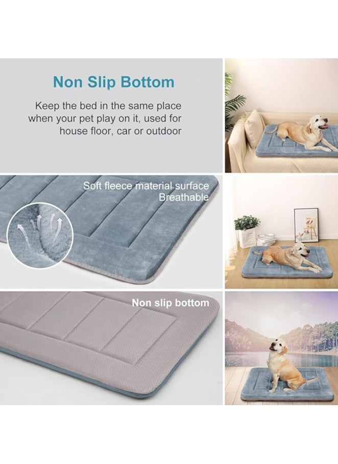 Moro Moro Luxury Velvet & Leather Dog Mattress – Soft, Durable & Non-Slip Pet Bed  - Image 4