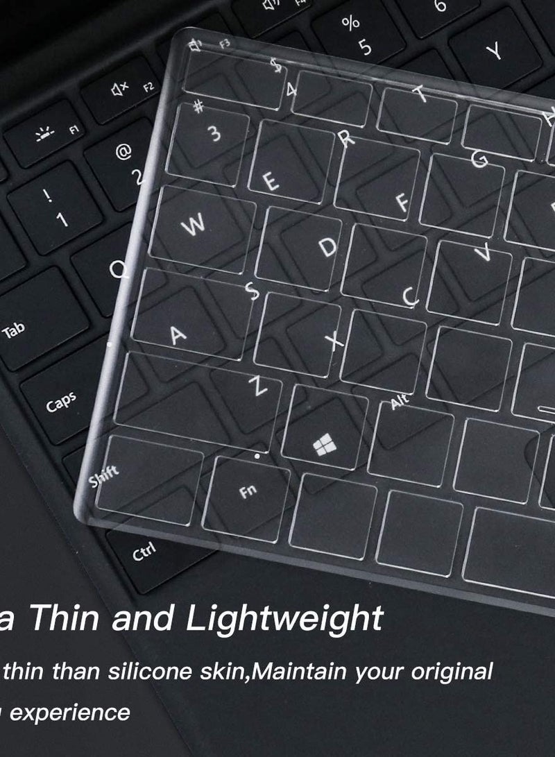 Keyboard Skin Compatible with Huawei MateBook D14 /D15 /Magicbook 14/15/16.1 , Ultra Thin Soft Clear TPU Keyboard Cover for Huawei Matebook , Clear - Image 2