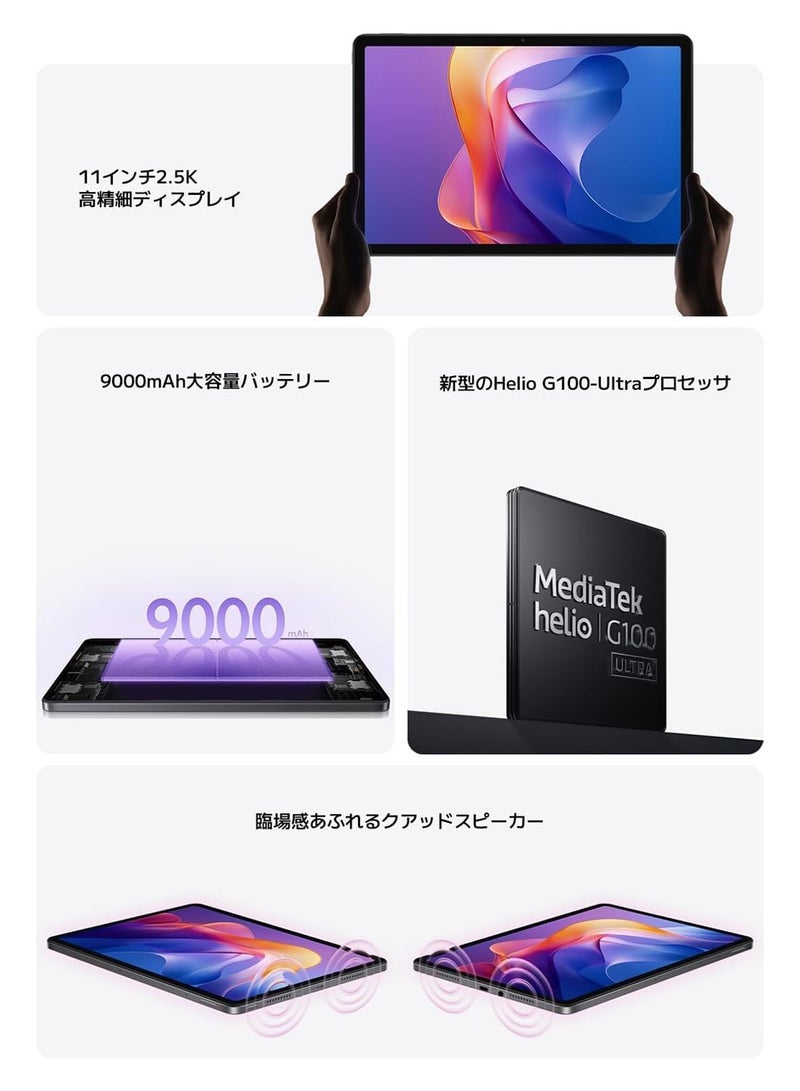 Xiaomi Redmi Pad 2  Graphite Gray 4GB RAM 128GB WiFi  - Global Version - Image 4
